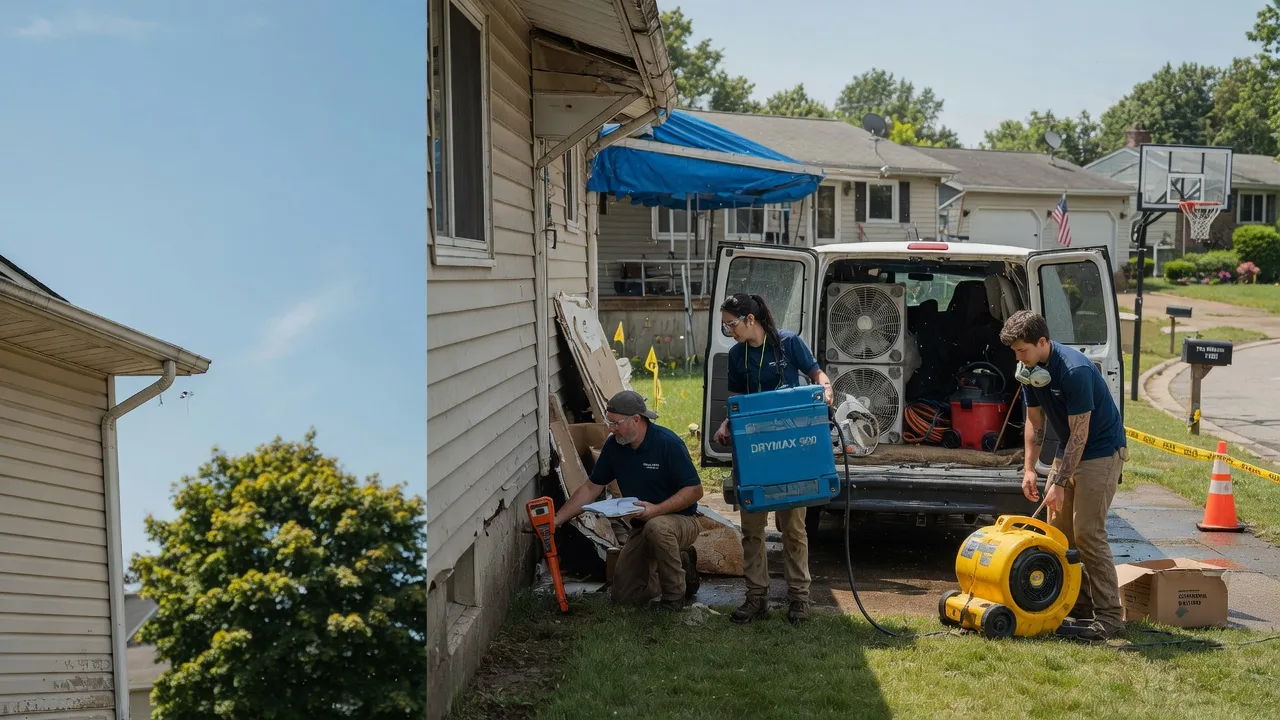 Ceiling Leak Cleanup in Queenstown, MD near me