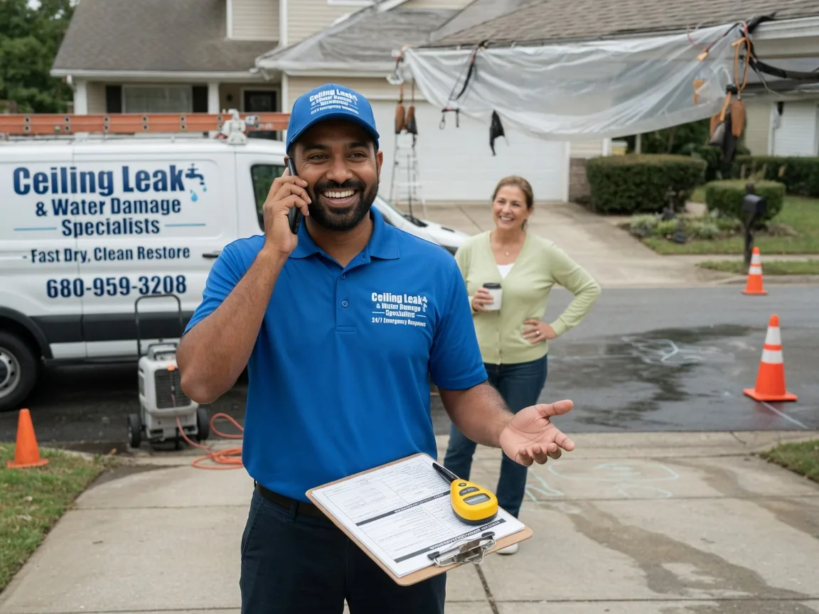 Ceiling Leak Cleanup Queenstown, MD FAQs